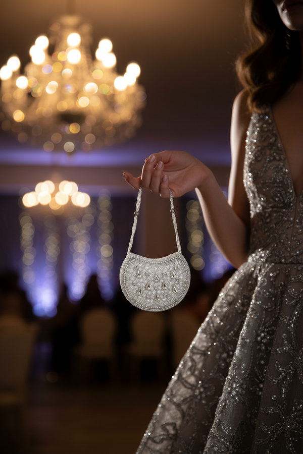 SILVER DEW MINI PURSE