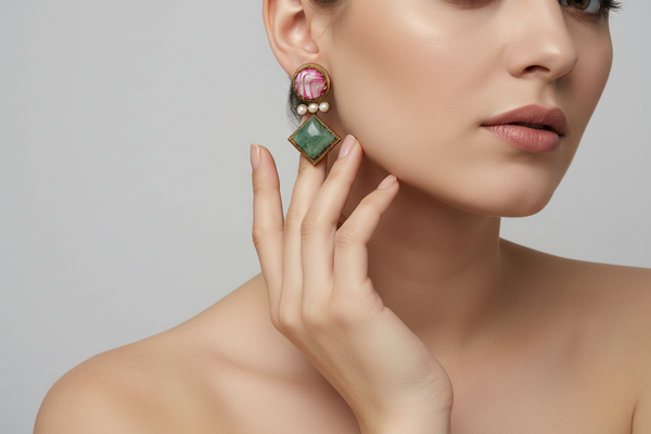 MARBLE EARRINGS