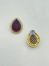 PURPLE ARVI STUDS
