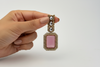 PINK POLKI EARRING