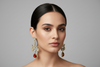 RED EVA DANGLERS EARRING