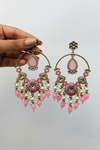 PINK CHANDIBALI EARRINGS