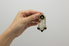BLACK KASHMIRI EARRINGS