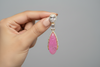 PINKAD DOUBLET STONE EARRING