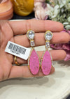 PINKAD DOUBLET STONE EARRING
