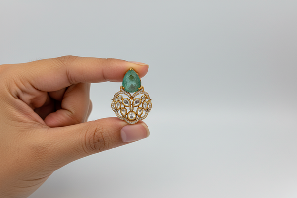 RUSISIAN MINT DOUBLET EARINGS