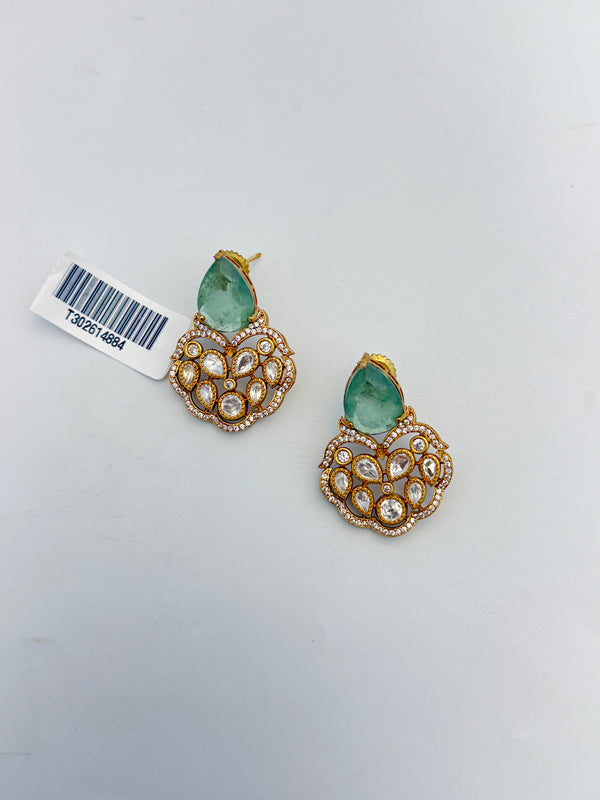 RUSISIAN MINT DOUBLET EARINGS
