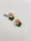 EMERALDJADAU DUBLET STUDS