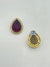 PURPLE ARVI STUDS