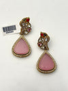 PEACOCK PINK MONALISA EARRING