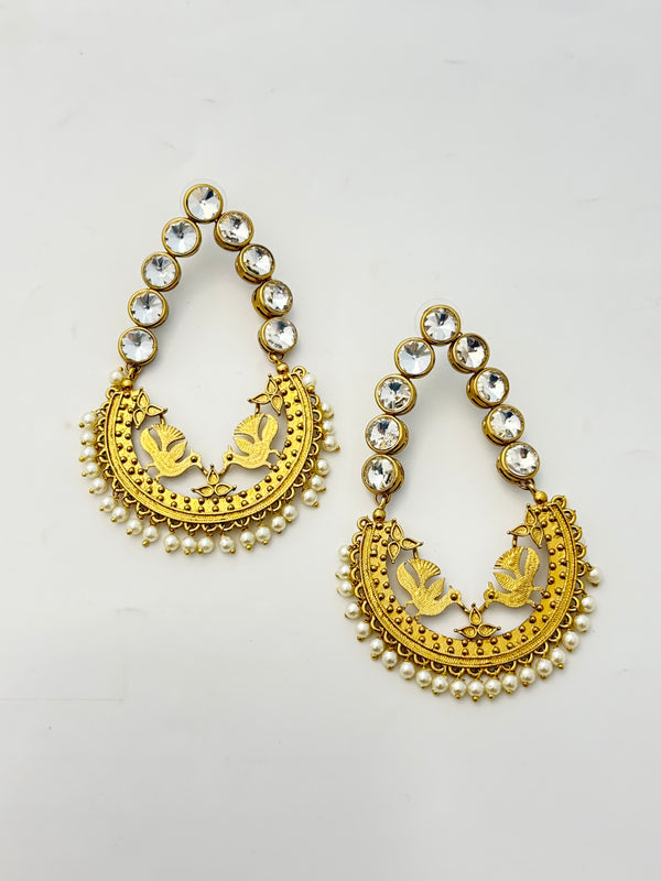 KUNDAN STONE CHANDBALI