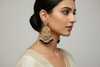 BLUE Colourful Kundan Earrings
