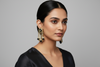 BLACK KASHMIRI EARRINGS